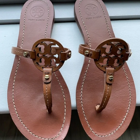 Tory Burch Tan Sandals Size 7 - Picture 2 of 2